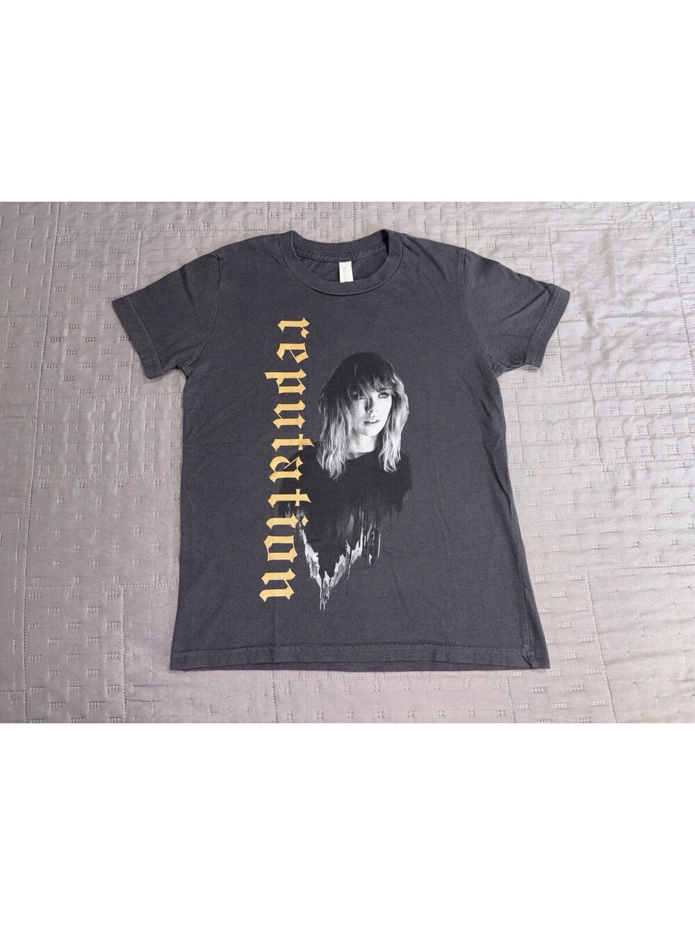Women's TAYLOR SWIFT Reputation Stadium Tour Double Sided Graphic T-shirt M